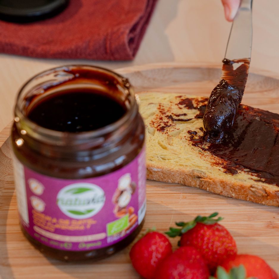 Crema de Dátil con Almendra y Cacao BIO