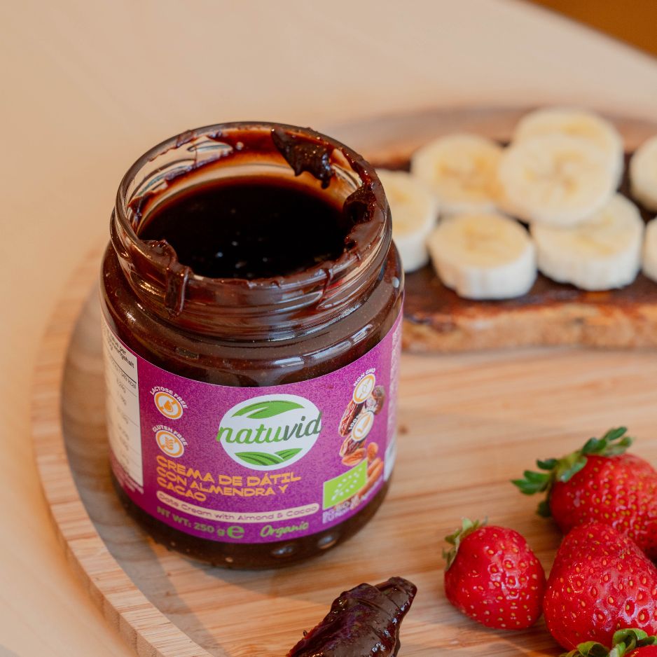 Crema de Dátil con Almendra y Cacao BIO