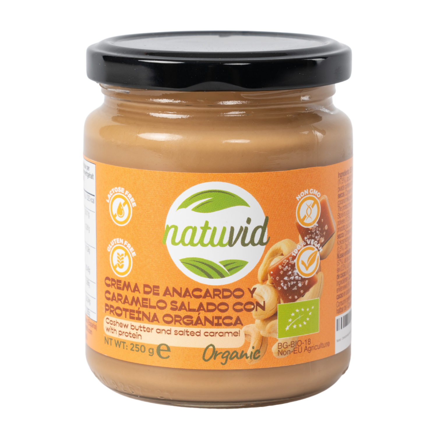 Crema de Anacardo y Caramelo Salado BIO