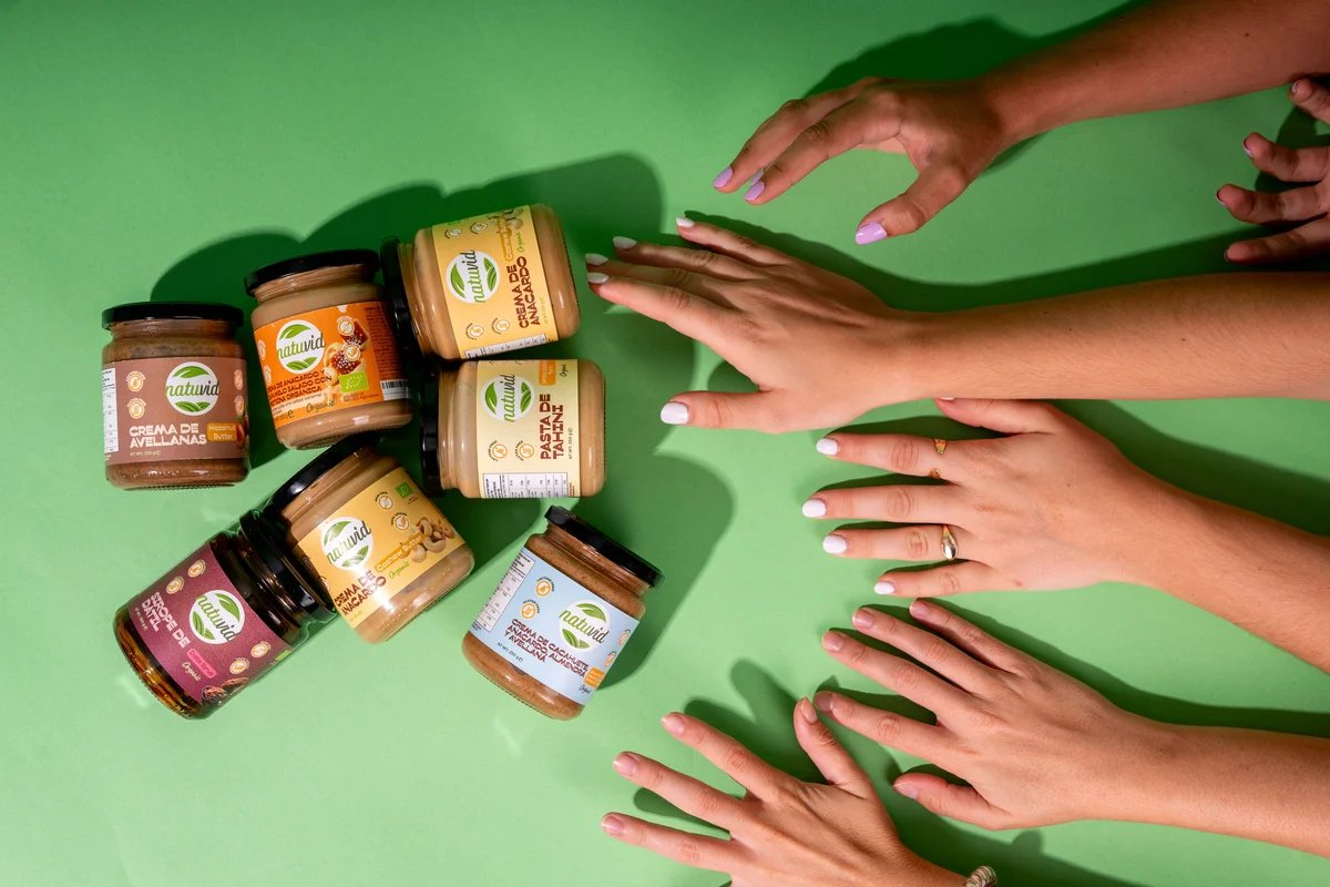 Cremas de frutos secos 100% naturales