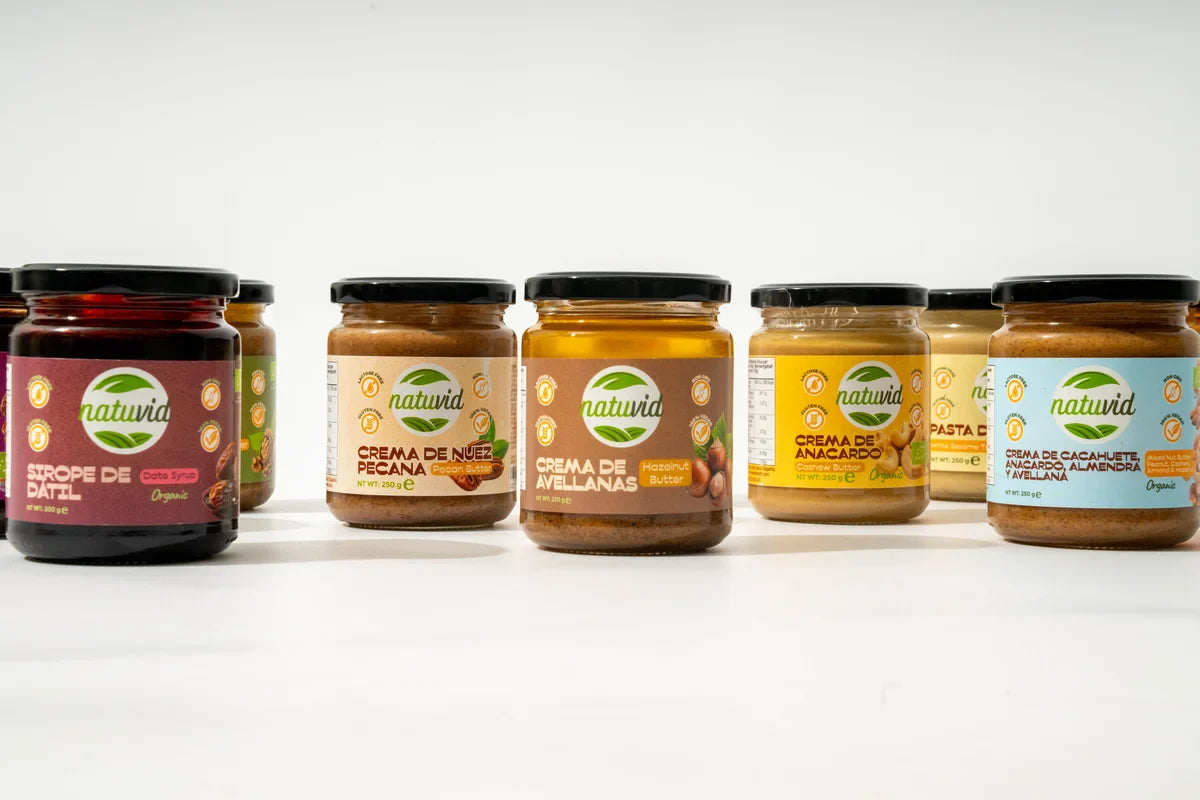 Cremas de frutos secos naturales