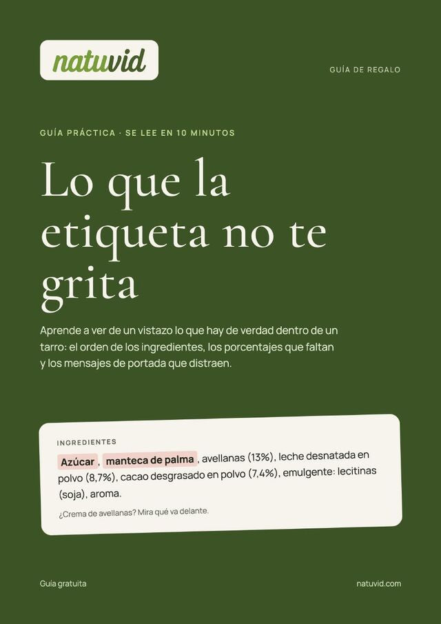 Portada de la guía Lo que la etiqueta no te grita